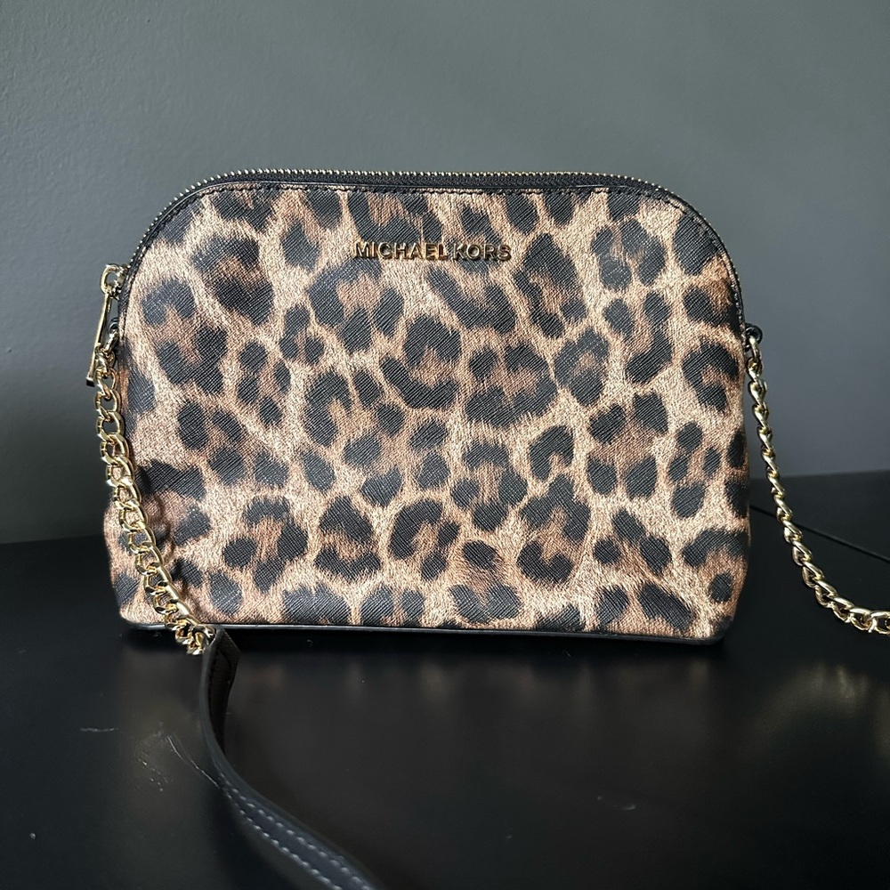 Michael Kors Animal Print Crossbody Bag